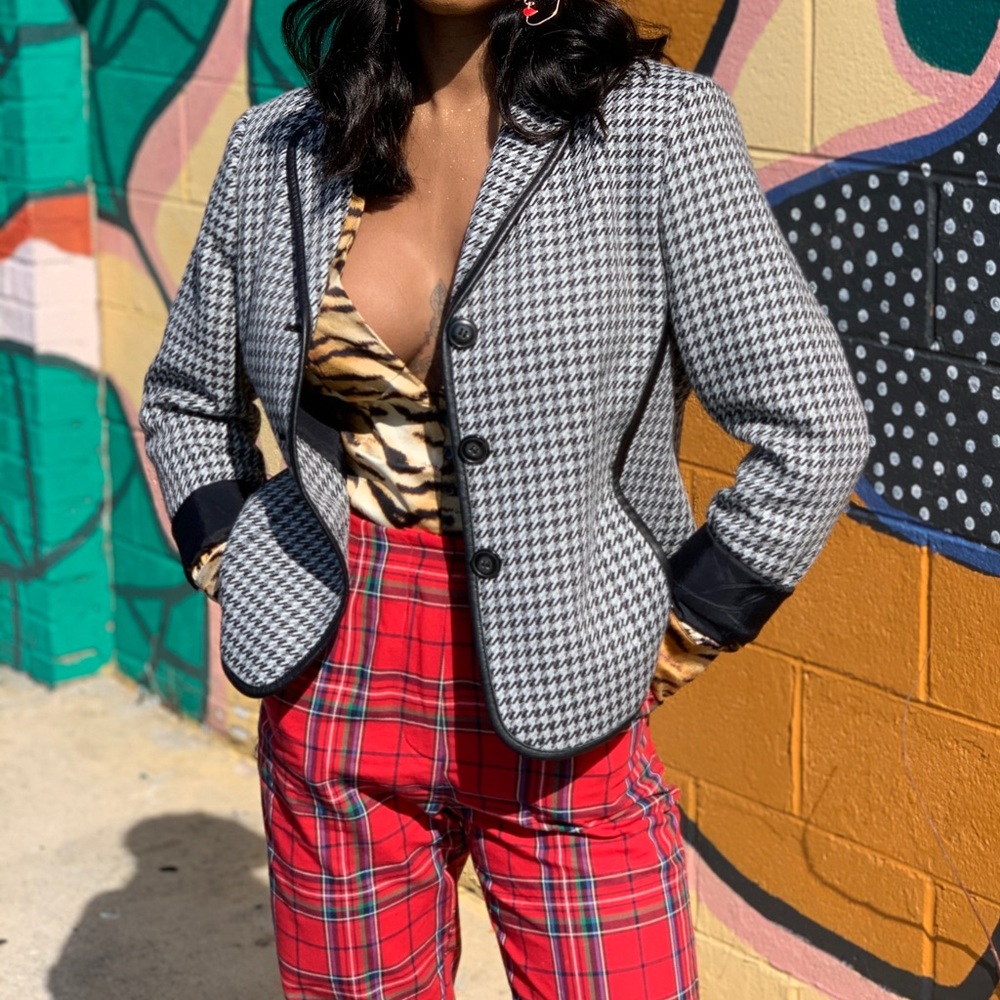 Houndstooth Blazer